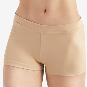 Nude Capezio low rise boy shorts